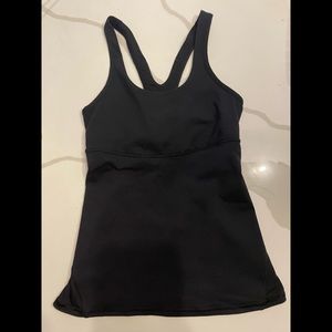 Women’s Lululemon Crossback Tank size 4 - Black (NWT)